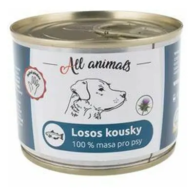 All Animals DOG losos kousky 200g + Množstevní sleva