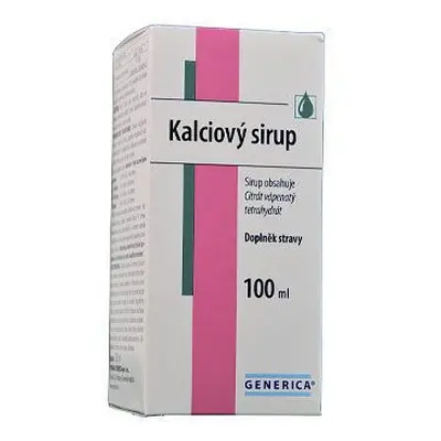 Kalciový sirup 100 ml Generica