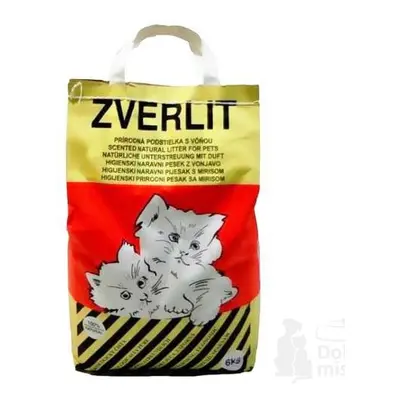 ZVERLIT červený hrubá s vůní Podestýlka kočka 6kg