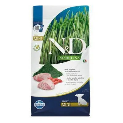 N&D SPIRULINA DOG Puppy Mini Lamb & Wolfberry 2kg