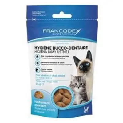 Francodex Pochoutka Breath Dental kočka 65g + Množstevní sleva