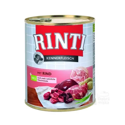 Rinti Dog konzerva hovězí 800g + Množstevní sleva