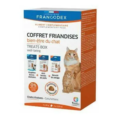 Francodex Pochoutka Box Well-being pro kočky 3x65g + Množstevní sleva