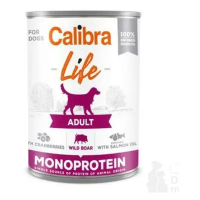 Calibra Dog Life konz.Adult Wild boar with cran. 400g