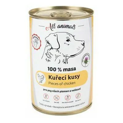 All Animals DOG kuřecí kousky 400g + Množstevní sleva