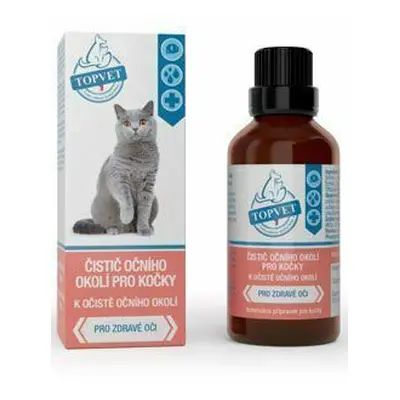 Čistič očního okolí pro kočky TOPVET 50ml