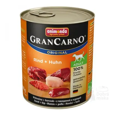 Animonda GRANCARNO konz. ADULT hovězí/kuřecí 800g + Množstevní sleva