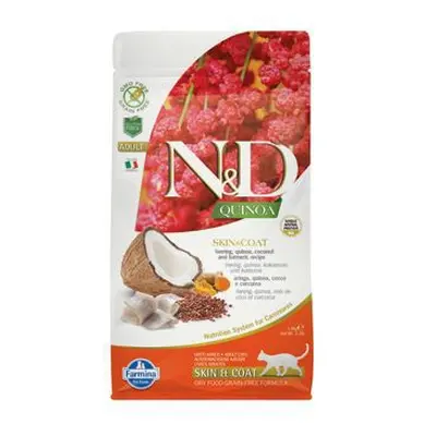 N&D Quinoa CAT Skin & Coat Herring & Coconut 1,5kg