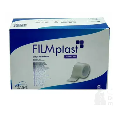 Náplast FILMplast PE folie, transparentní 2,5cmx5m