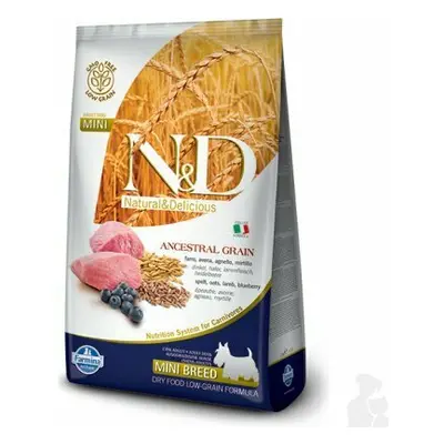 N&D LG DOG Adult Mini Lamb & Blueberry 800g