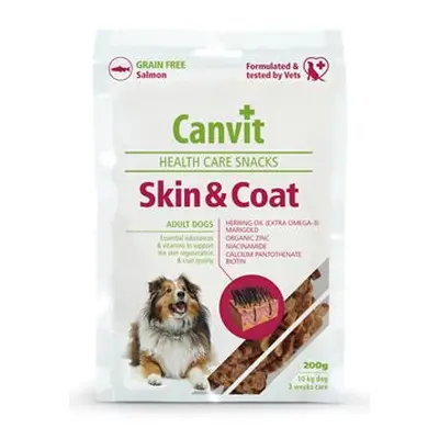 Canvit Snacks Skin & Coat 200g + Množstevní sleva 3 + 1 zdarma