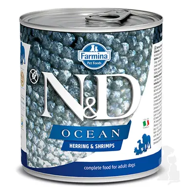 N&D DOG OCEAN Adult Herring & Shrimps 285g + Množstevní sleva 1 + 1 zdarma