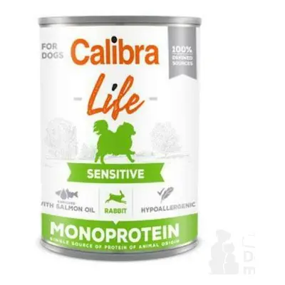 Calibra Dog Life konz.Sensitive Rabbit 400g + Množstevní sleva