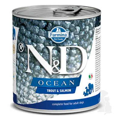 N&D DOG OCEAN Adult Trout & Salmon 285g + Množstevní sleva 1+1