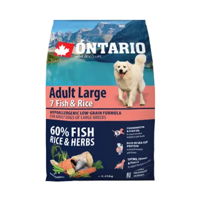 Ontario Adult Large Fish & Rice 2,25kg