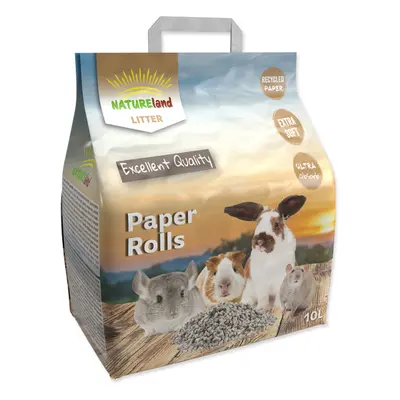 Podestýlka Nature Land Paper Rolls 10l