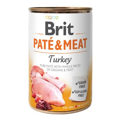 Konzerva Brit Paté & Meat Turkey 400g