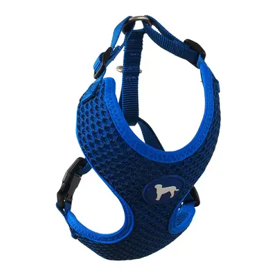 Postroj Active Dog Mellow L tm. modrý 2x45-65cm