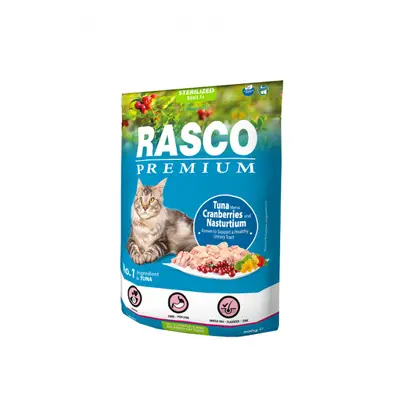 Rasco Premium Cat Sterilized, Tuna, Cranberries, Nasturtium 400g