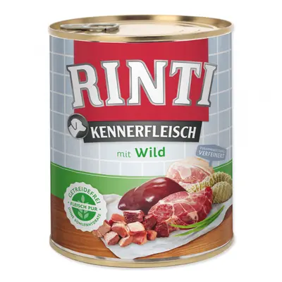 Konzerva Rinti Kennerfleisch zvěřina 800g