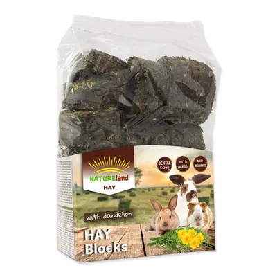 Seno Nature Land Hay bloky s pampeliškou 600g