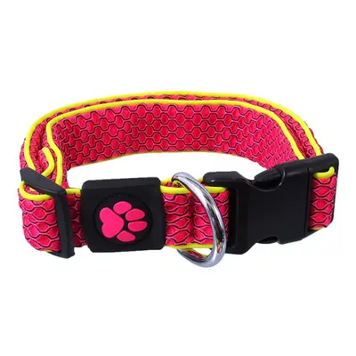 Obojek Active Dog Mellow M růžový 2,5x35-51cm