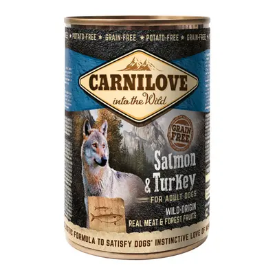 Konzerva Carnilove Wild Meat Salmon & Turkey 400g