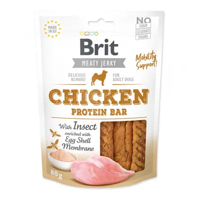 Brit Jerky Chicken with Insect Protein Bar 80g