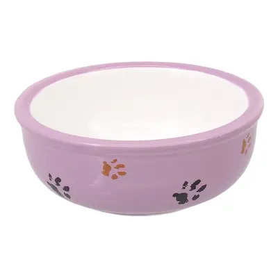 Miska Magic Cat keramická kočicí tlapka fialová 13x5cm 0,33l