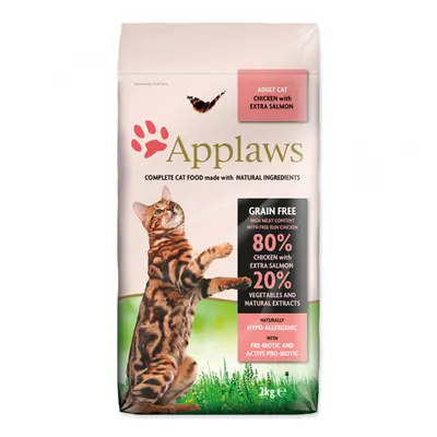 Krmivo Applaws Cat kuře & losos 2kg