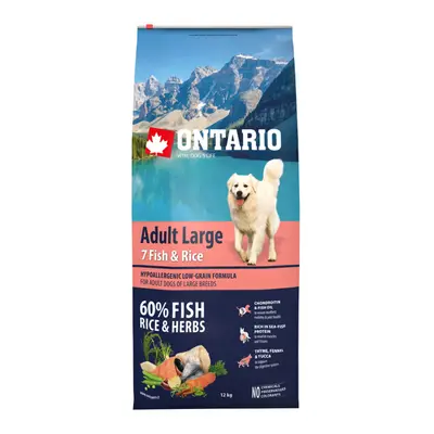 Ontario Adult Large Fish & Rice 12kg