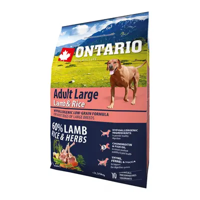 Ontario Adult Large Lamb & Rice 2,25kg