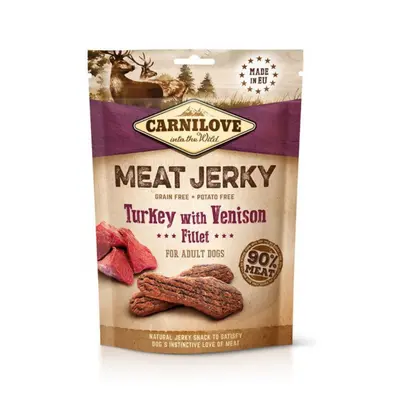 Pamlsky Carnilove Jerky Turkey with Venison Fillet 100g