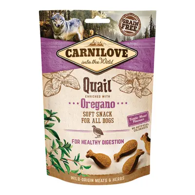 Carnilove Dog Semi Moist Snack Quail enriched with Oregano 200g