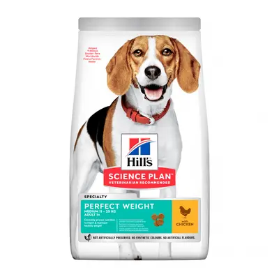 Hill´s Science Plan Canine Adult Perfect Weight Medium Chicken 12kg