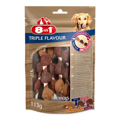 Špíz žvýkací 8in1 Triple Flavour 6ks