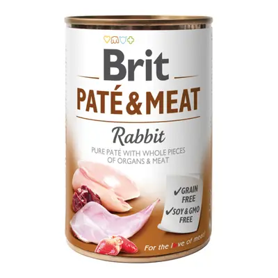 Konzerva Brit Paté & Meat Rabbit 400g