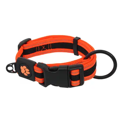 Obojek Active Dog Fluffy S oranžový 2x27-41cm