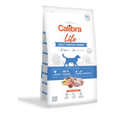 Calibra Dog Life Adult Medium Breed Chicken 12 kg