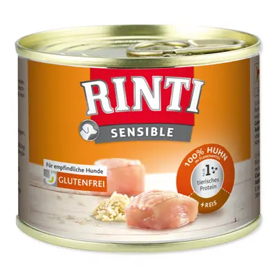 Konzerva Rinti Sensible kuře + rýže 185g