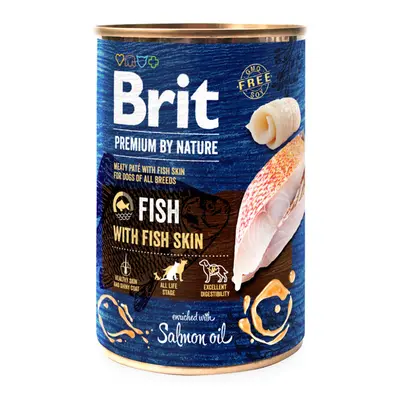 Konzerva Brit Premium by Nature Fish with Fish Skin 400g