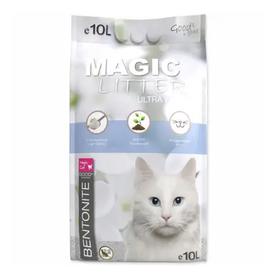 Kočkolit Magic Litter Bentonite Ultra White 10l