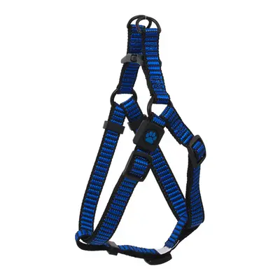 Postroj Active Dog Premium M modrý 2x53-77cm