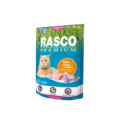 Rasco Premium Cat Sensitive, Turkey, Chicory, Root Lactic acid bacteria 400g