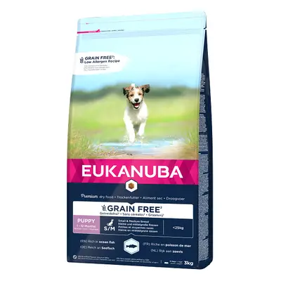 Eukanuba Puppy & Junior Small & Medium Grain Free Ocean Fish 3kg