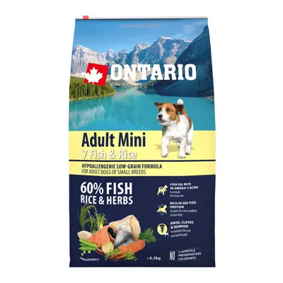 Ontario Adult Mini Fish & Rice 6,5kg