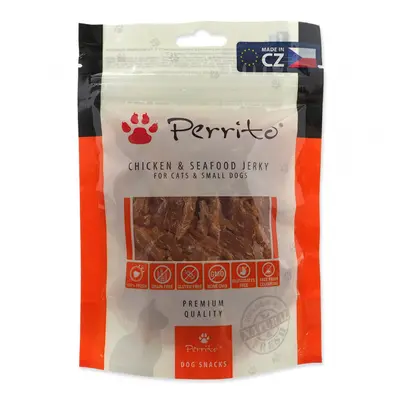 Pochoutka Perrito Chicken & Seafood jerky 100g