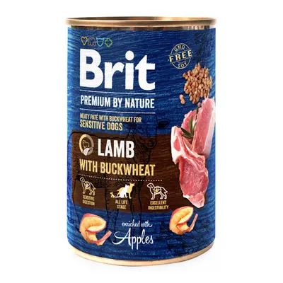 Konzerva Brit Premium by Nature Lamb with Buckwheat 400g