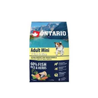 Ontario Adult Mini Fish & Rice 2,25 kg