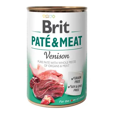 Konzerva Brit Paté & Meat Venison 400g